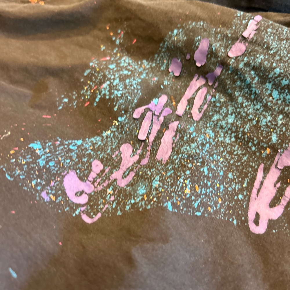 80s Splatter Paint Fish Jumpsuit - Picture 13 of 14